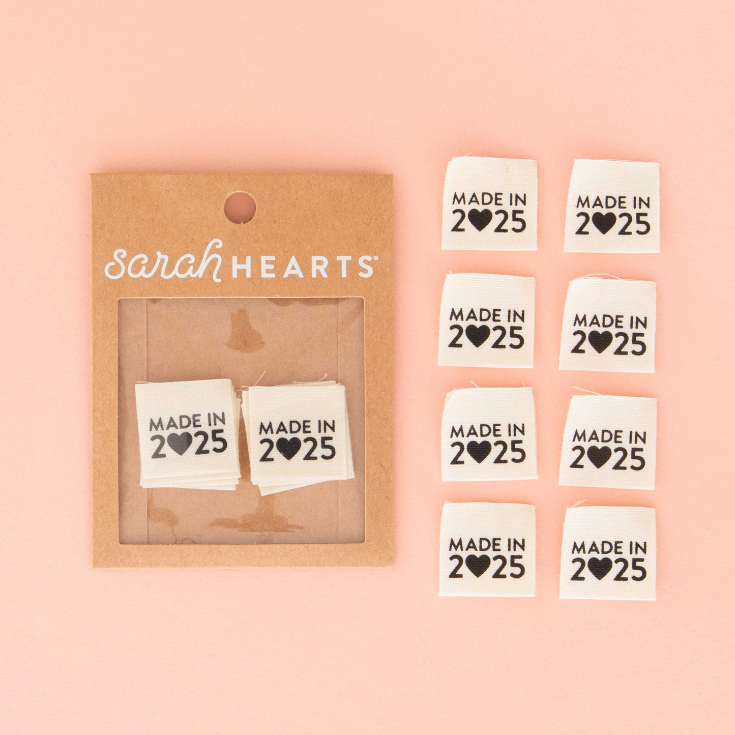 Made in 2025 Organic Cotton Sewing and Quilting Labels