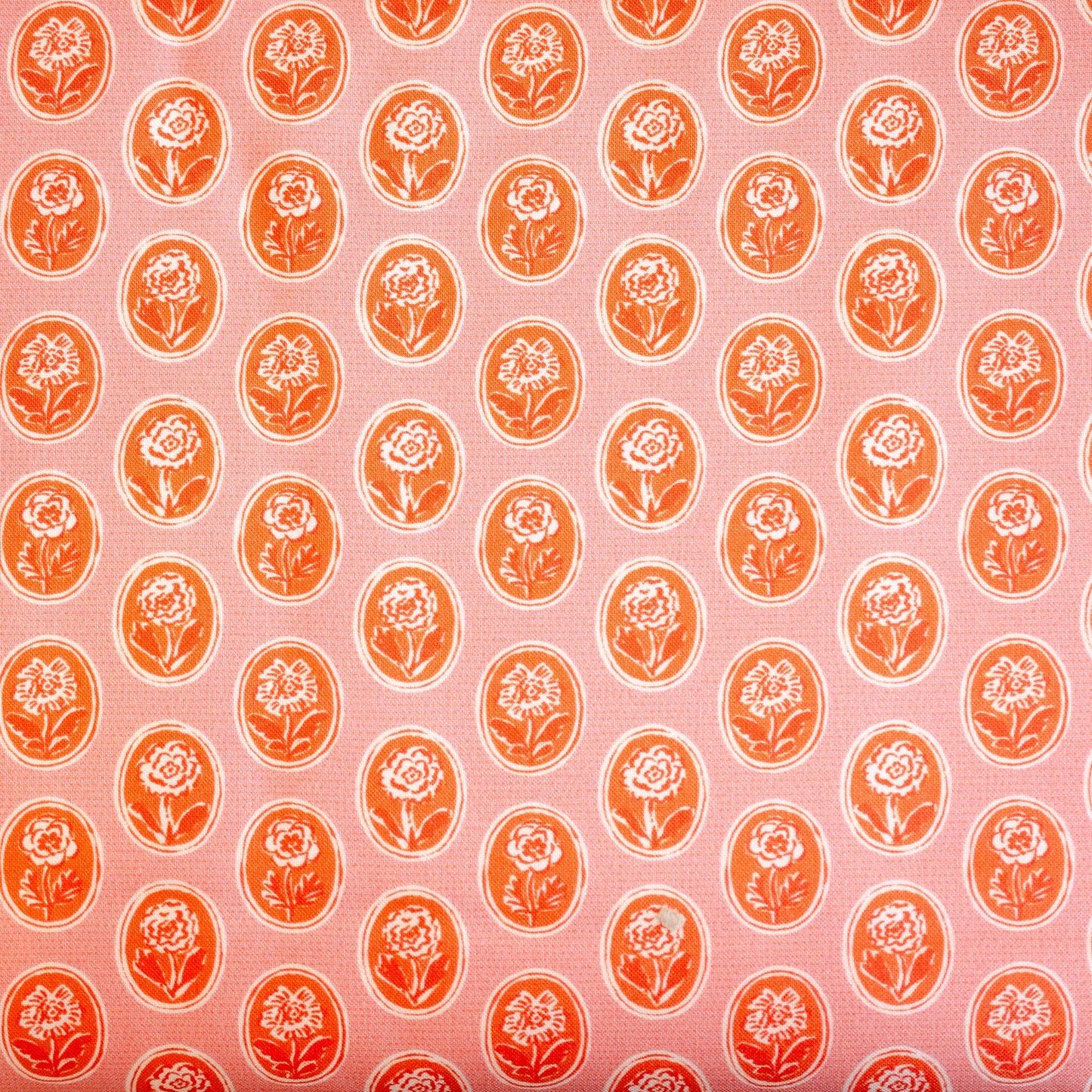 Cloud9 Pressed Flowers Pink and Orange- Quilting Cotton Fabric