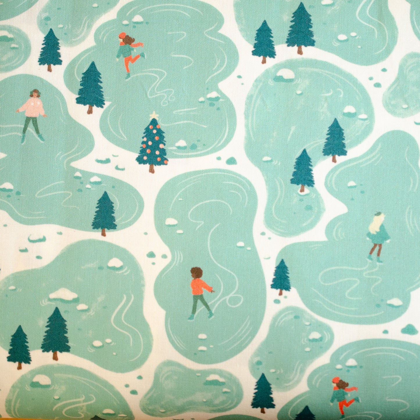 Cloud9 Afternoon Ice Skating Quilting Cotton Fabric
