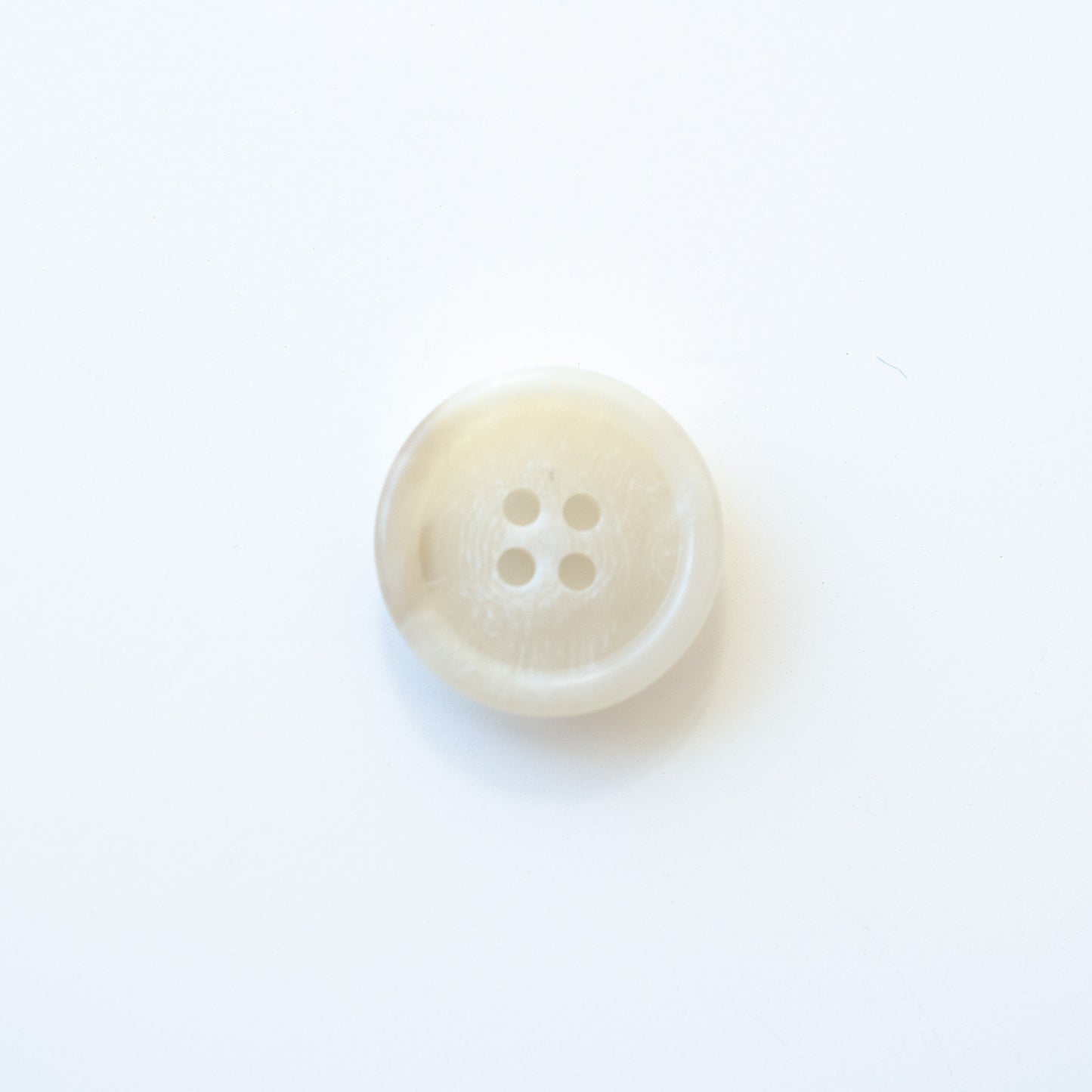 Cream “Trihorn” Jacket Buttons – Matte Center, Polished Rim