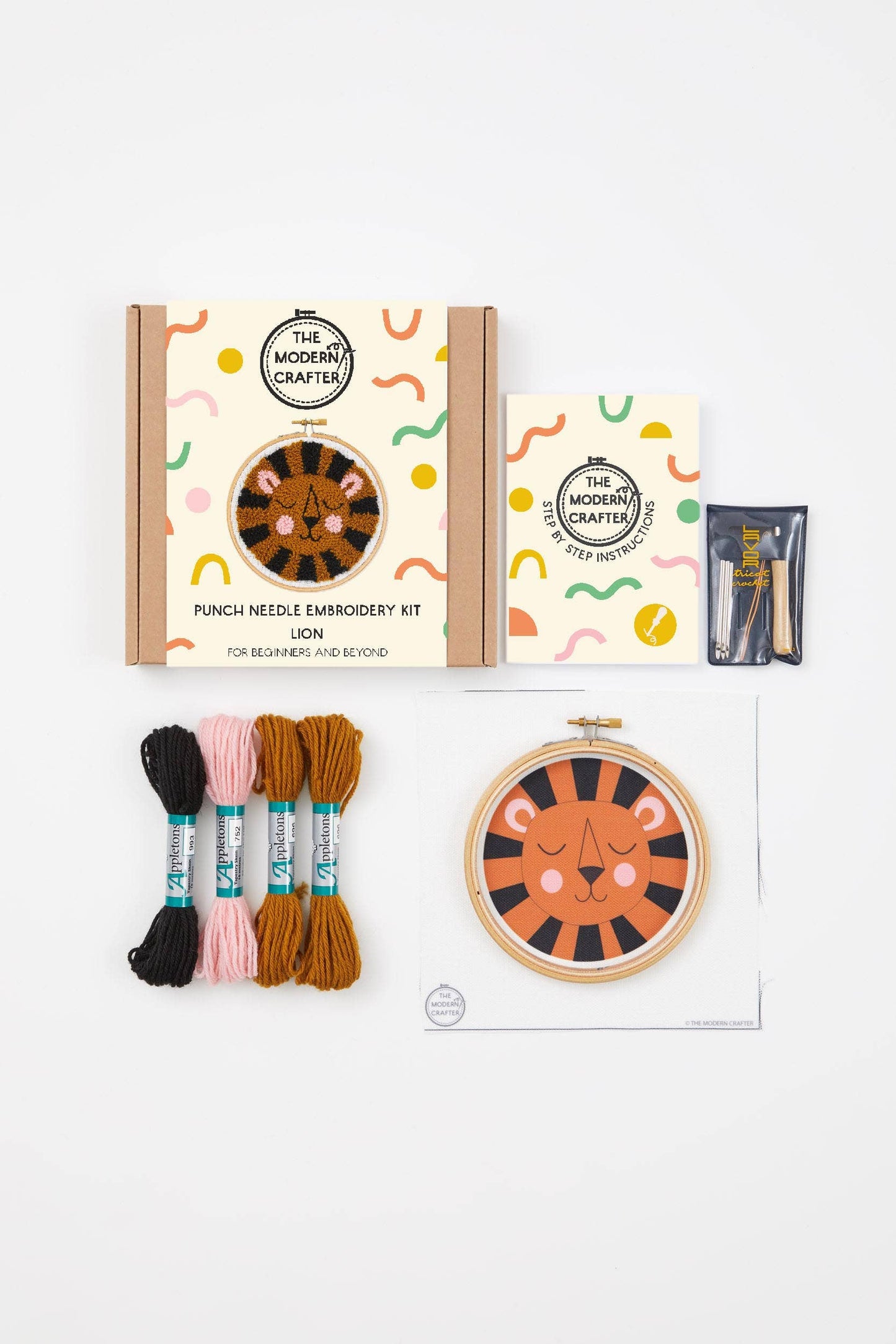 Lion Punch Needle Kit
