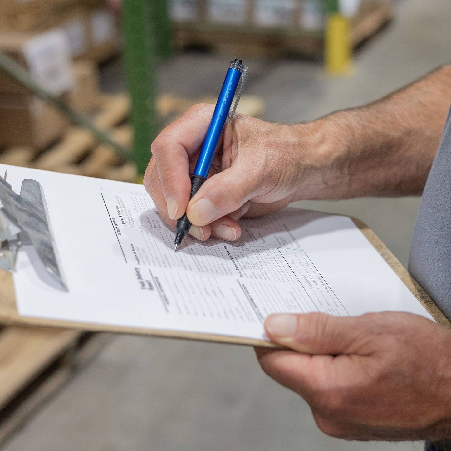 MONO Graph Lite Ballpoint Pen, Light Blue