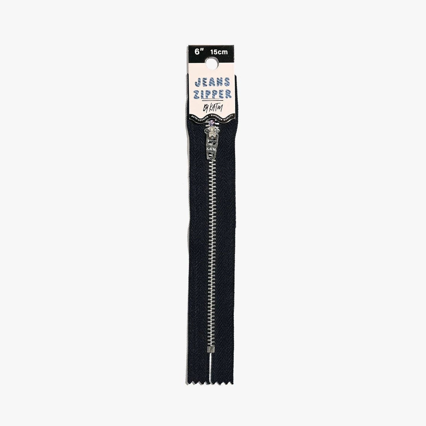 KATM Jeans Zipper | Navy: 19 cm
