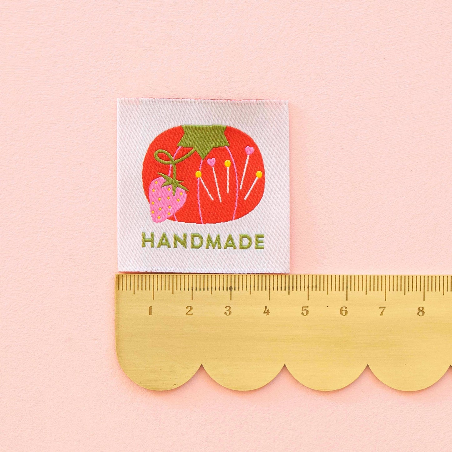 Tomato Pin Cushion Handmade Large Sewing Labels