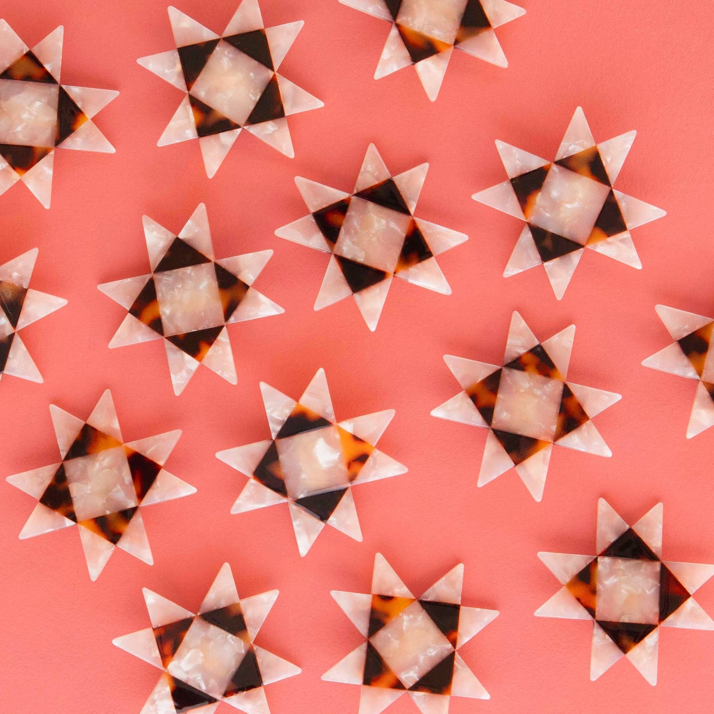 Sawtooth Star Hair Clip - Quilt Hair Accessories