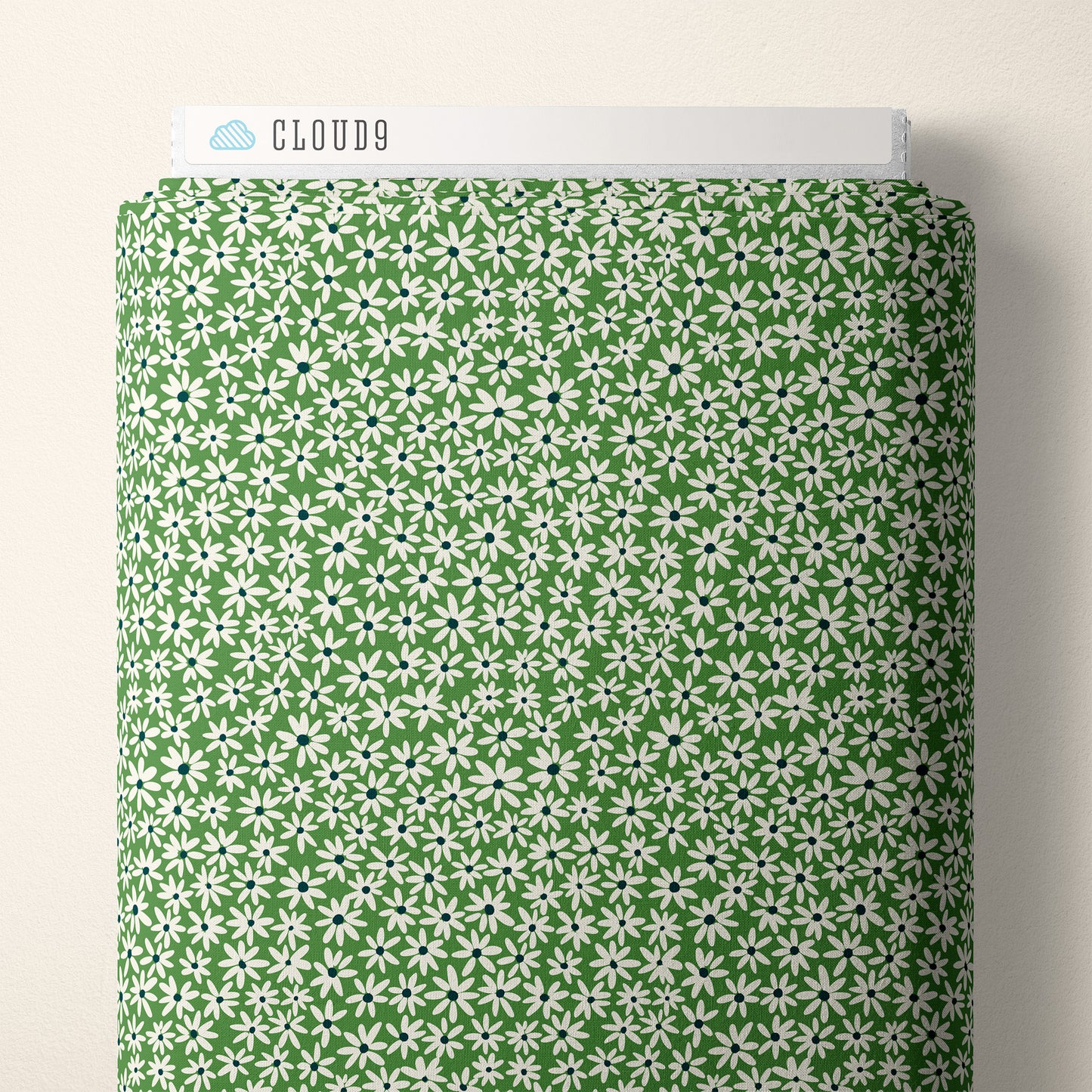 Cloud9 Tiny Daisies- Green- Quilting Cotton Fabric