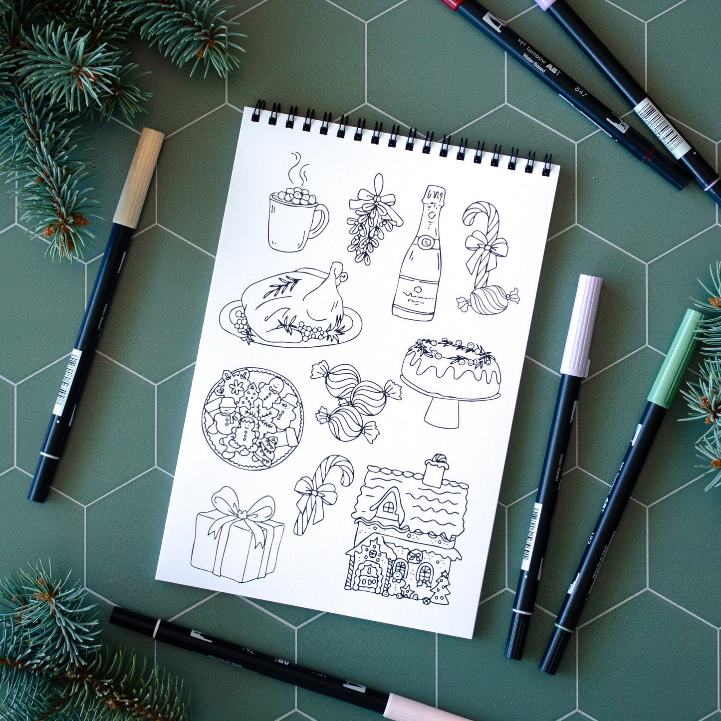 Antiquaria Christmas Time! Premium Coloring Book