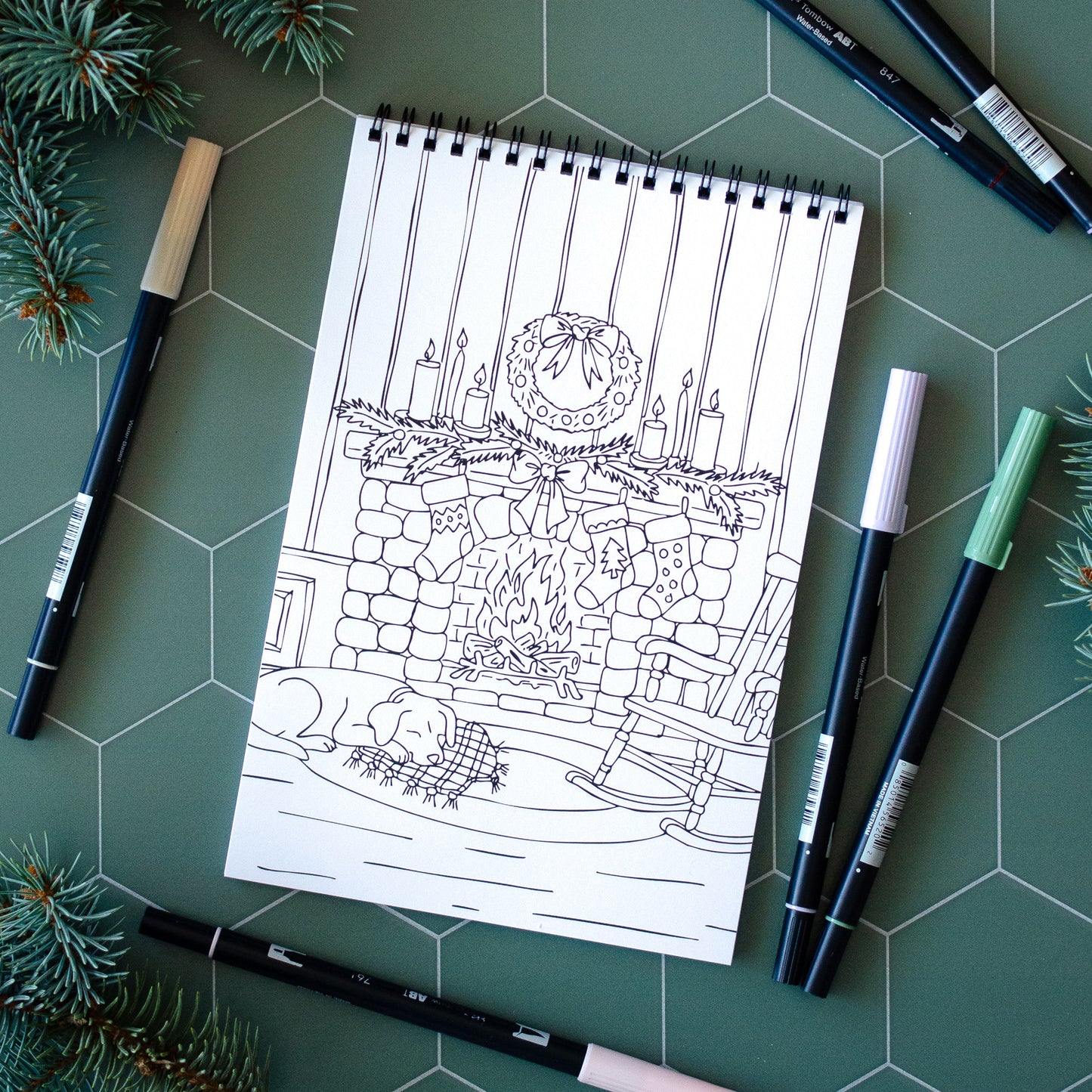 Antiquaria Christmas Time! Premium Coloring Book