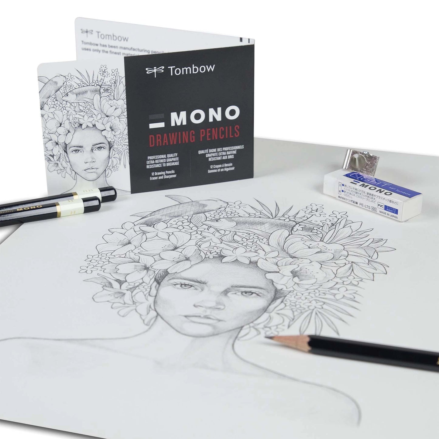 Mono Drawing Pencil Set - 12-Pack