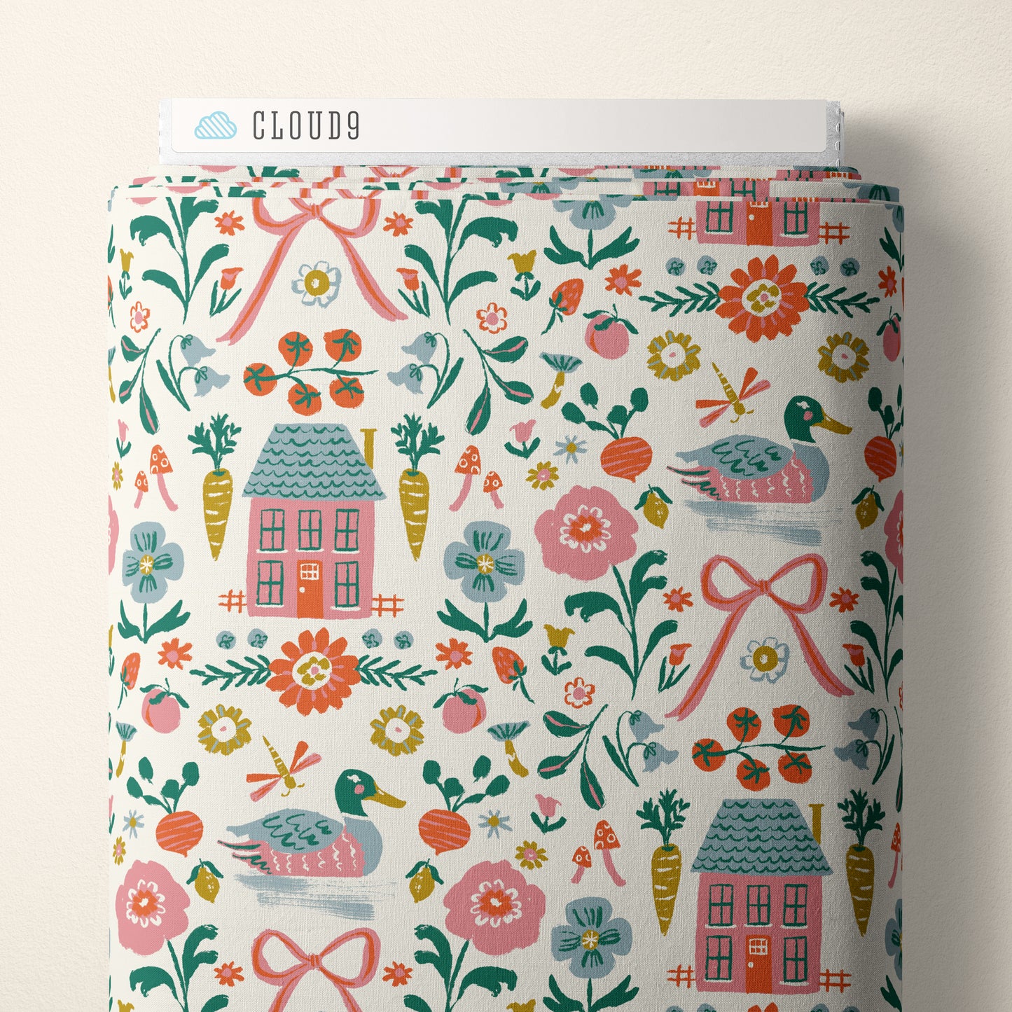 Cloud9 Homestead- Ivory- Quilting Cotton Fabric