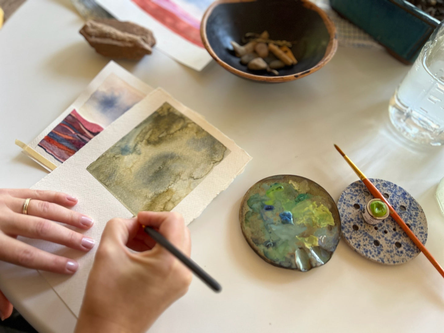 Beginner Watercolor Workshop – Autumn Themed (In-Person, October 9th, 5PM-7Pm)