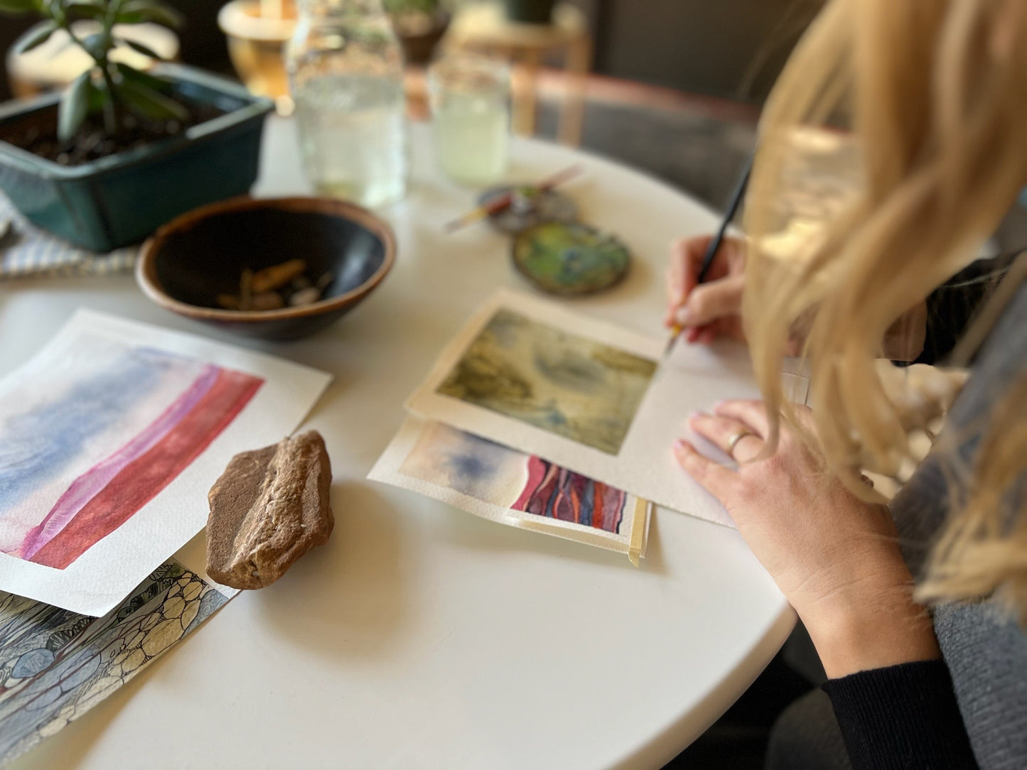 Beginner Watercolor Workshop – Autumn Themed (In-Person, October 9th, 5PM-7Pm)