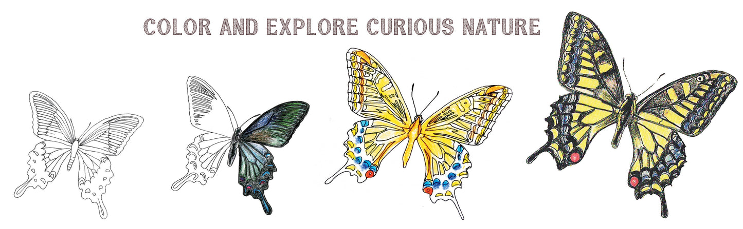 Curious Nature Coloring Journal