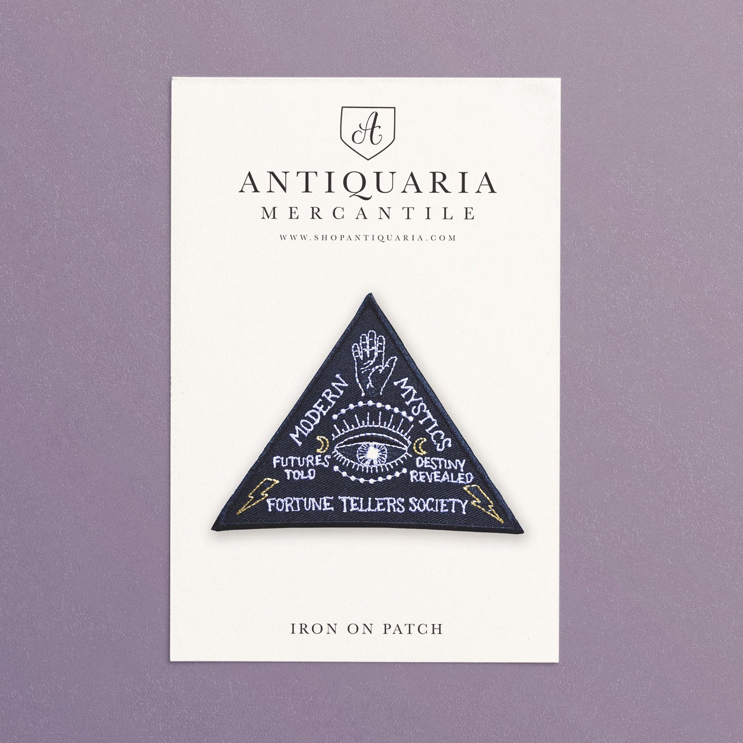 Jump into the mystic arts with this embroidered patch. Perfect way to add some celestial charm to clothing and backpacks.