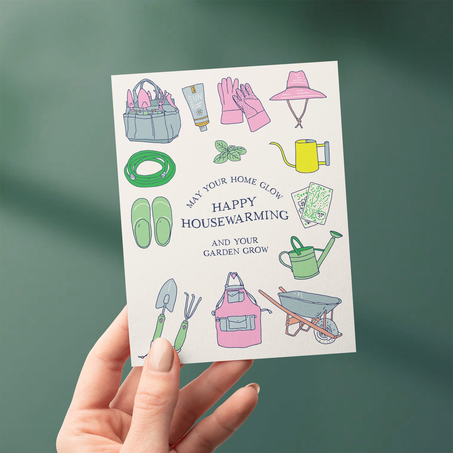 Garden Tools Housewarming Greeting Card