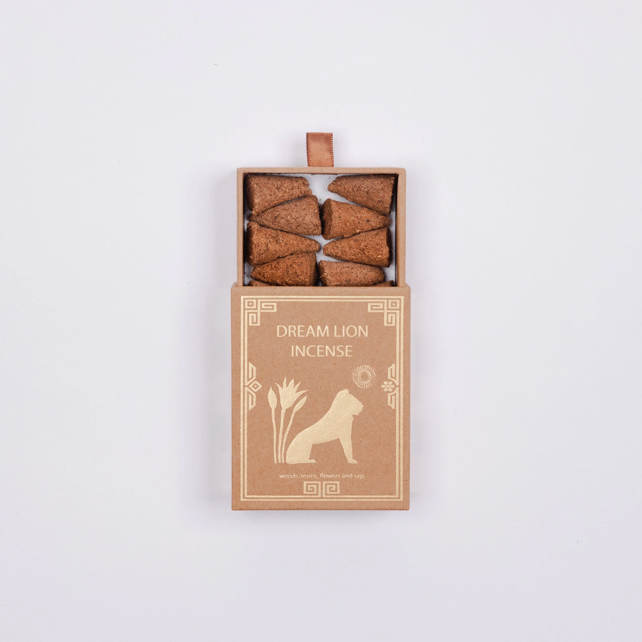 Dream Lion Incense Cones - Creative Imagination Sandalwood & Rose Petals Incense