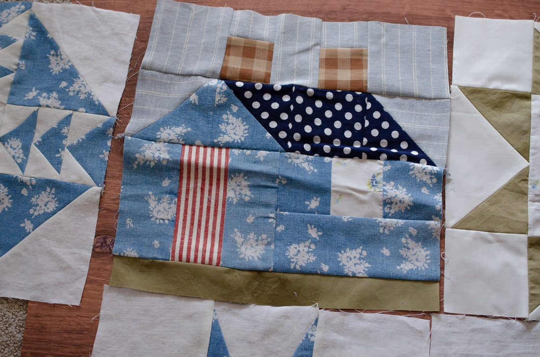 House Quilt Block Study No. 1 | Quilt Sampler