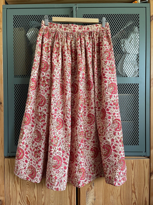 Sewing a Flat Front Gathered Skirt | Handmade Wardrobe