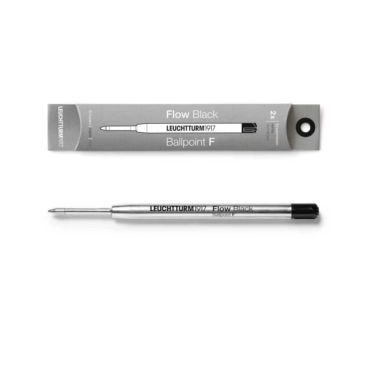 Ballpoint Pen Refill for Drehgriffel - Flow Line: Black / Fine