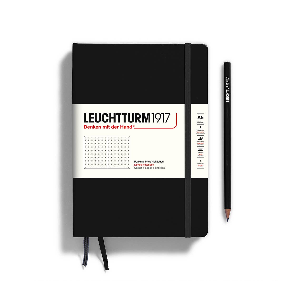 Notebooks - Medium (A5): Olive / Hardcover / Squared