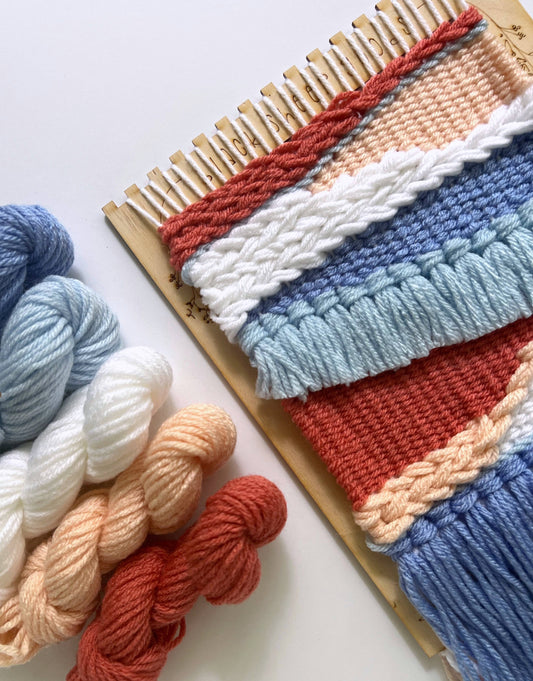 DIY Tapestry Weaving Kit for Beginners: Blossom