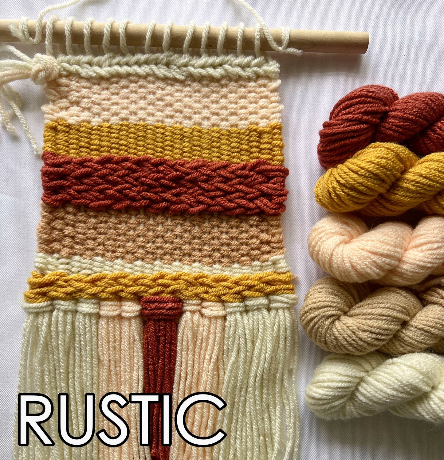 DIY Tapestry Weaving Kit for Beginners - Yarn & Fiber Crafts: Tropics