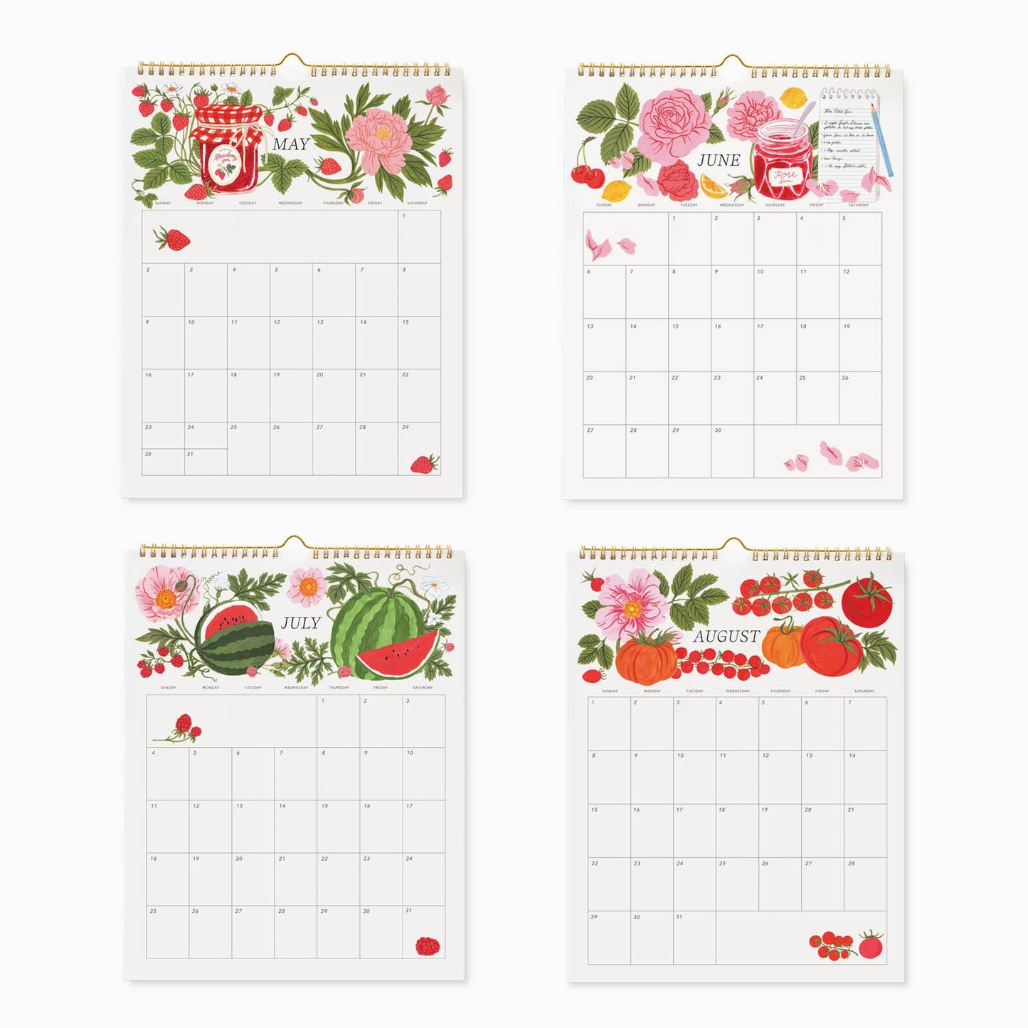 2027 WALL CALENDAR | HEIRLOOM GARDEN