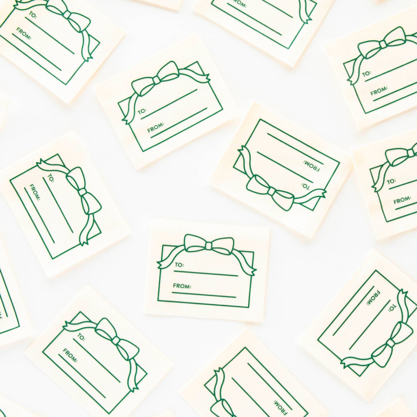 To: From: Gift Organic Cotton Write In Sewing Labels