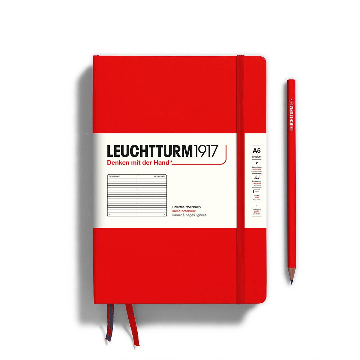 Notebooks - Medium (A5): Sage / Hardcover / Dotted