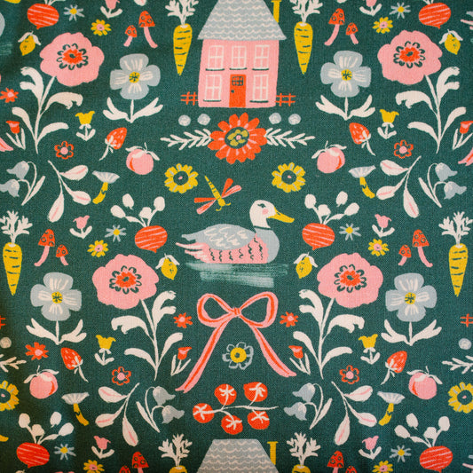 Cloud9 Homestead- Green- Quilting Cotton Fabric