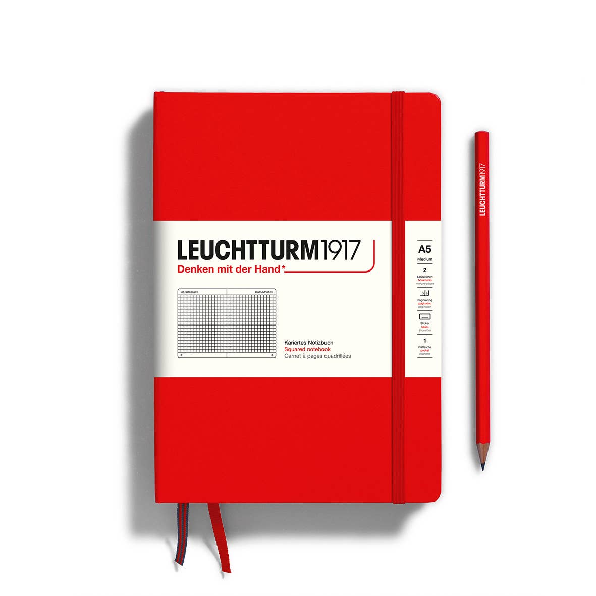 Notebooks - Medium (A5): Olive / Hardcover / Squared