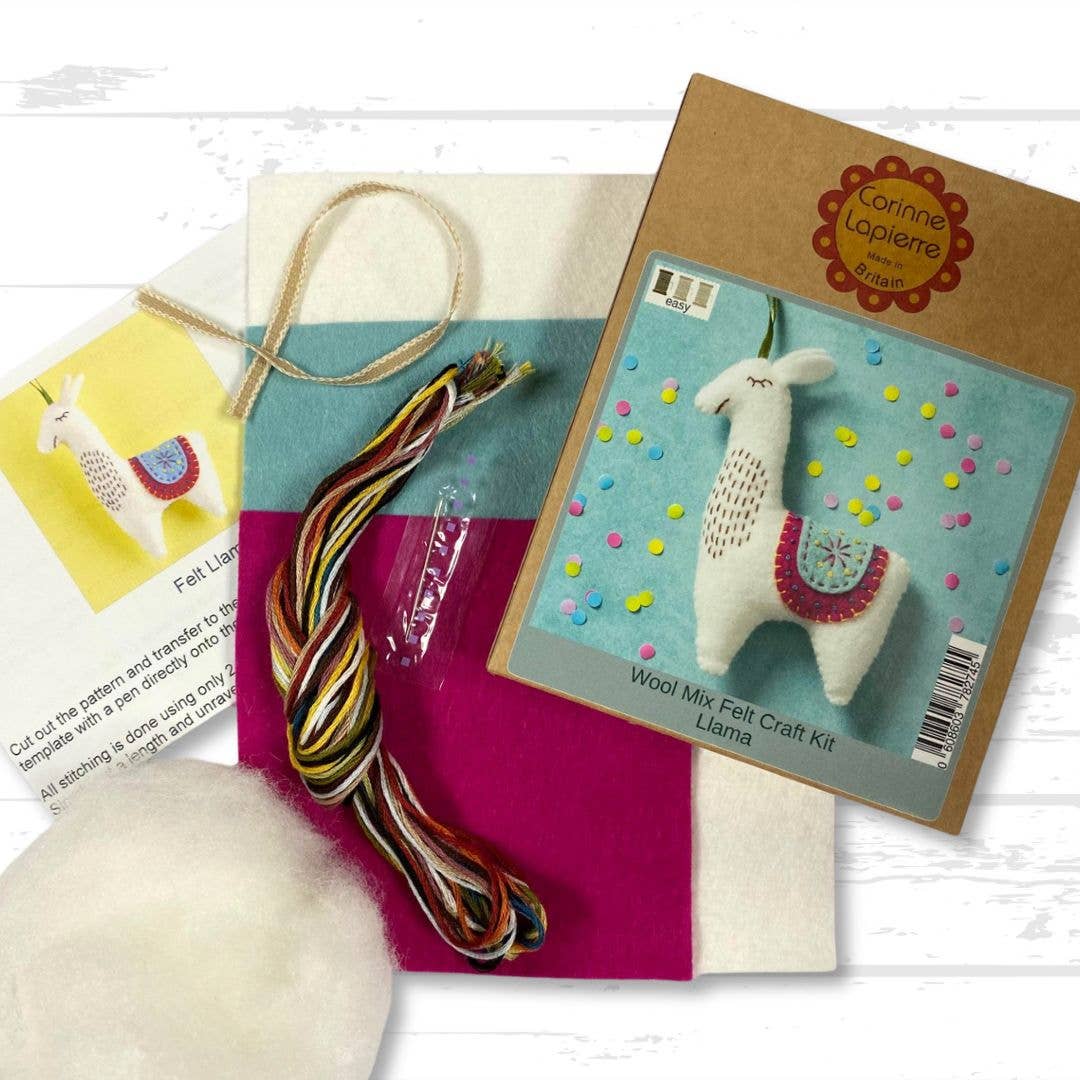 Llama Felt Craft Mini Kit