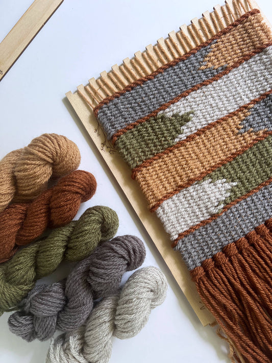 DIY Tapestry Weaving Kit for Beginners: Fawn