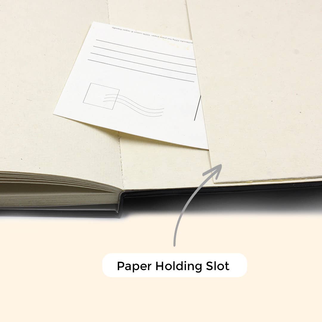 A5 Cotton Sketchbook - 100% cotton handmade paper