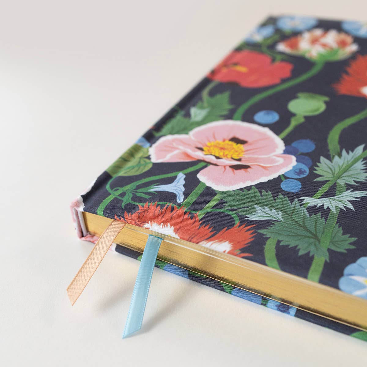 POPPY GARDEN | LINEN BOUND JOURNAL (Ruled)
