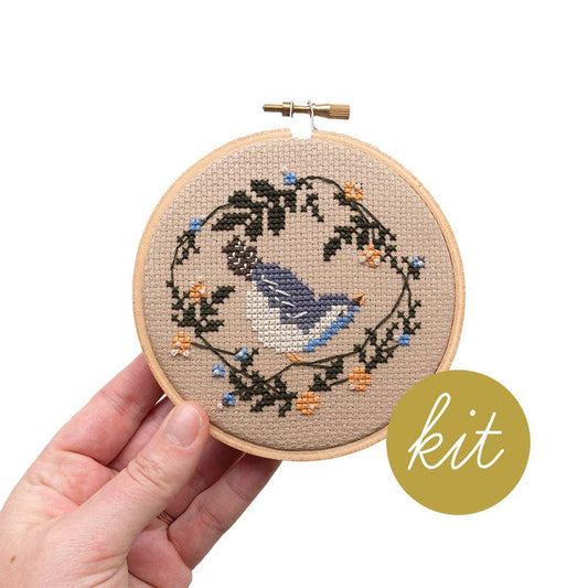 Spring Bird DIY Cross Stitch Kit