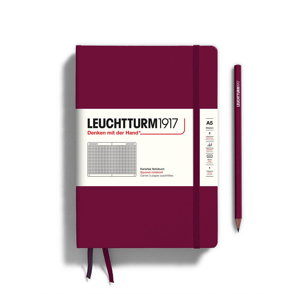 Notebooks - Medium (A5): Sage / Hardcover / Dotted