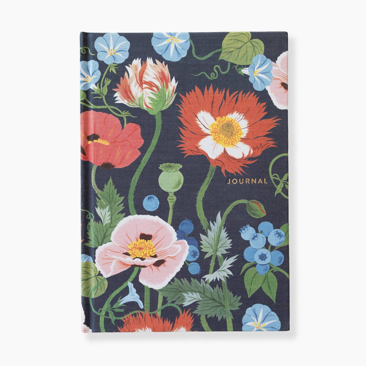 POPPY GARDEN | LINEN BOUND JOURNAL (Ruled)