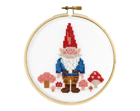 Stranded Stitch Gnome Cross Stitch Kit 