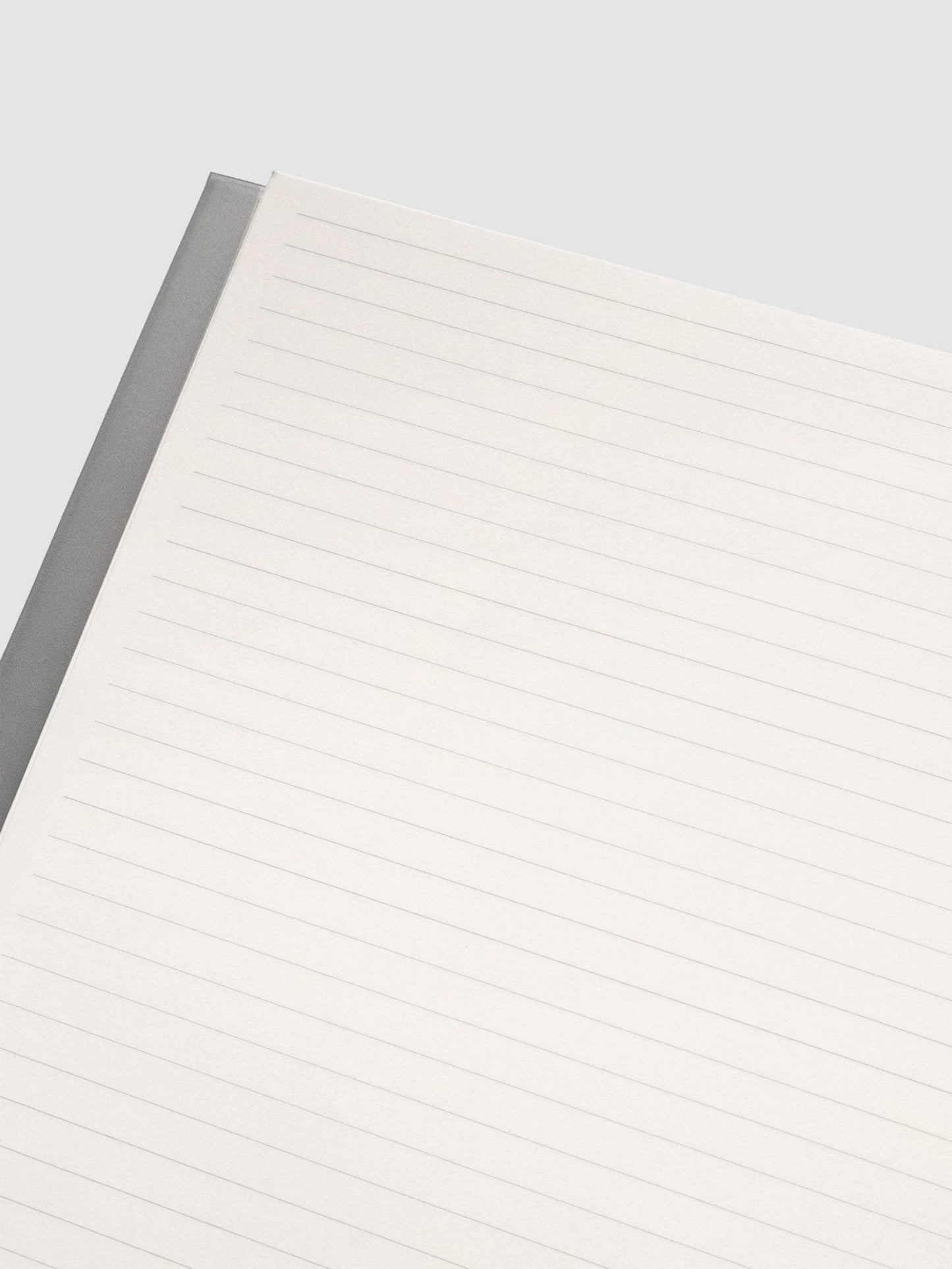 Perfect Bound Notebook | A5: Lined | Ash