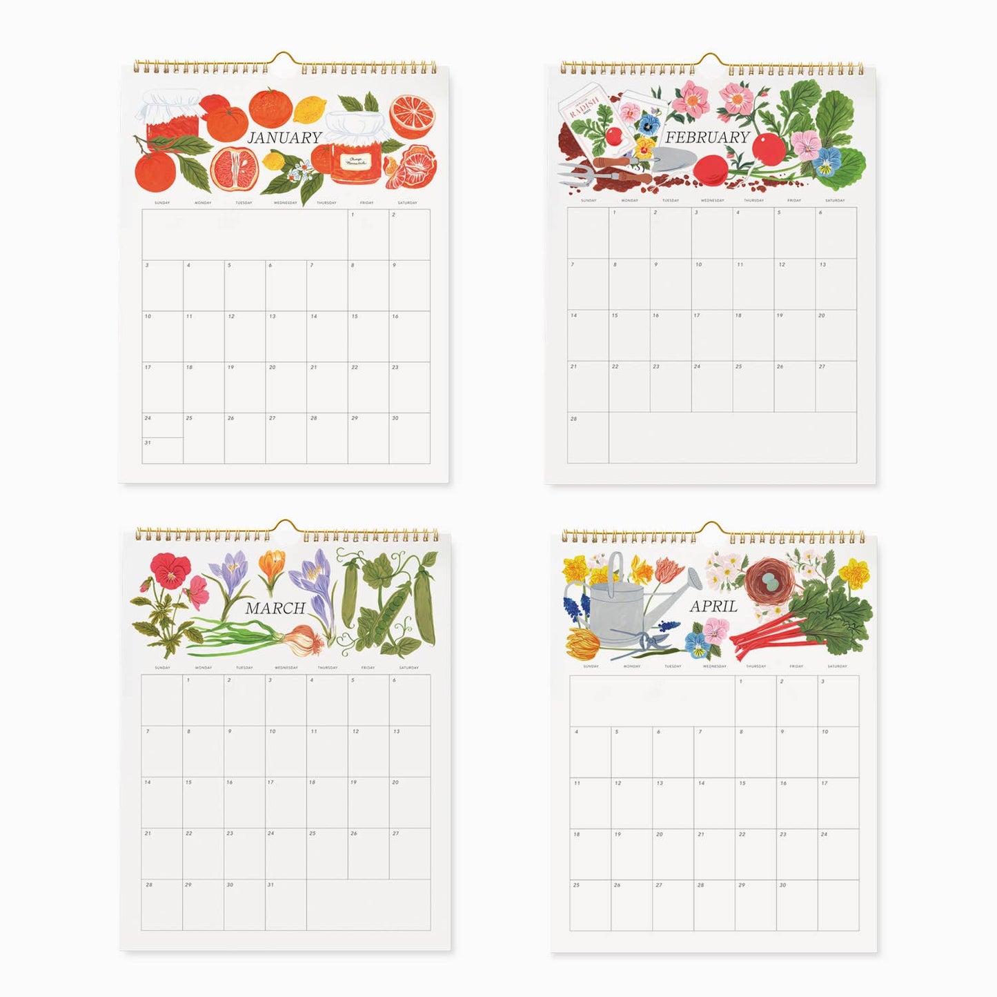 2027 WALL CALENDAR | HEIRLOOM GARDEN