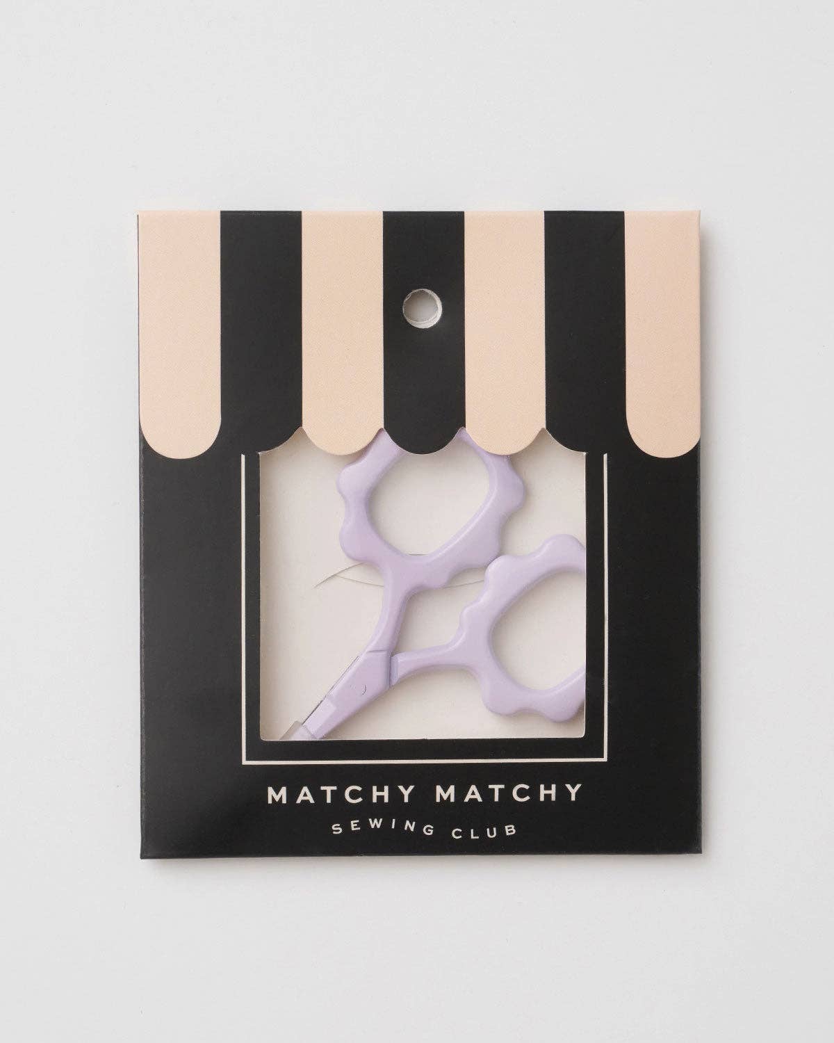 Lavender Scallop Handle Embroidery Scissors