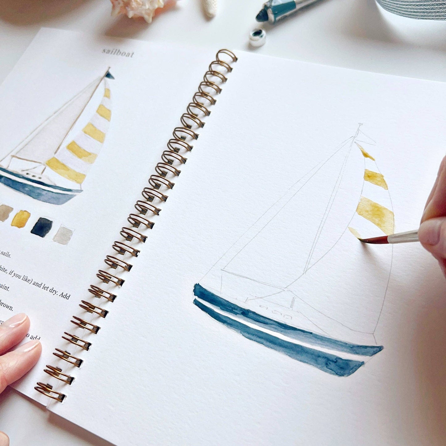 Emily Lex Seaside watercolor workbook