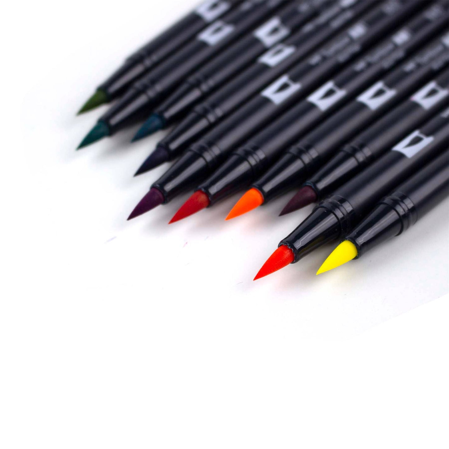 Dual Brush Pen Art Markers: Retro - 10-Pack