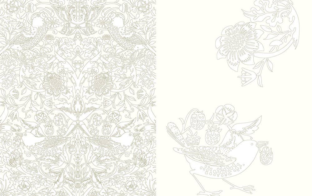William Morris: An Arts & Crafts Coloring Book: Paperback