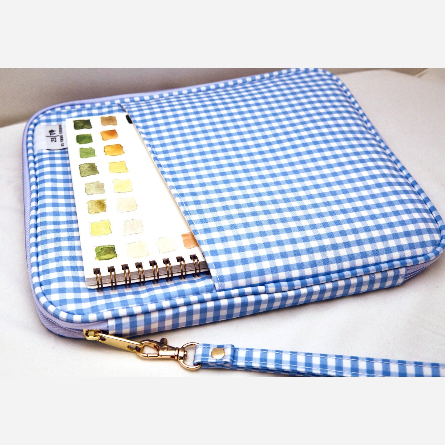Juliette Watercolor Clutch & Workbook Organizer