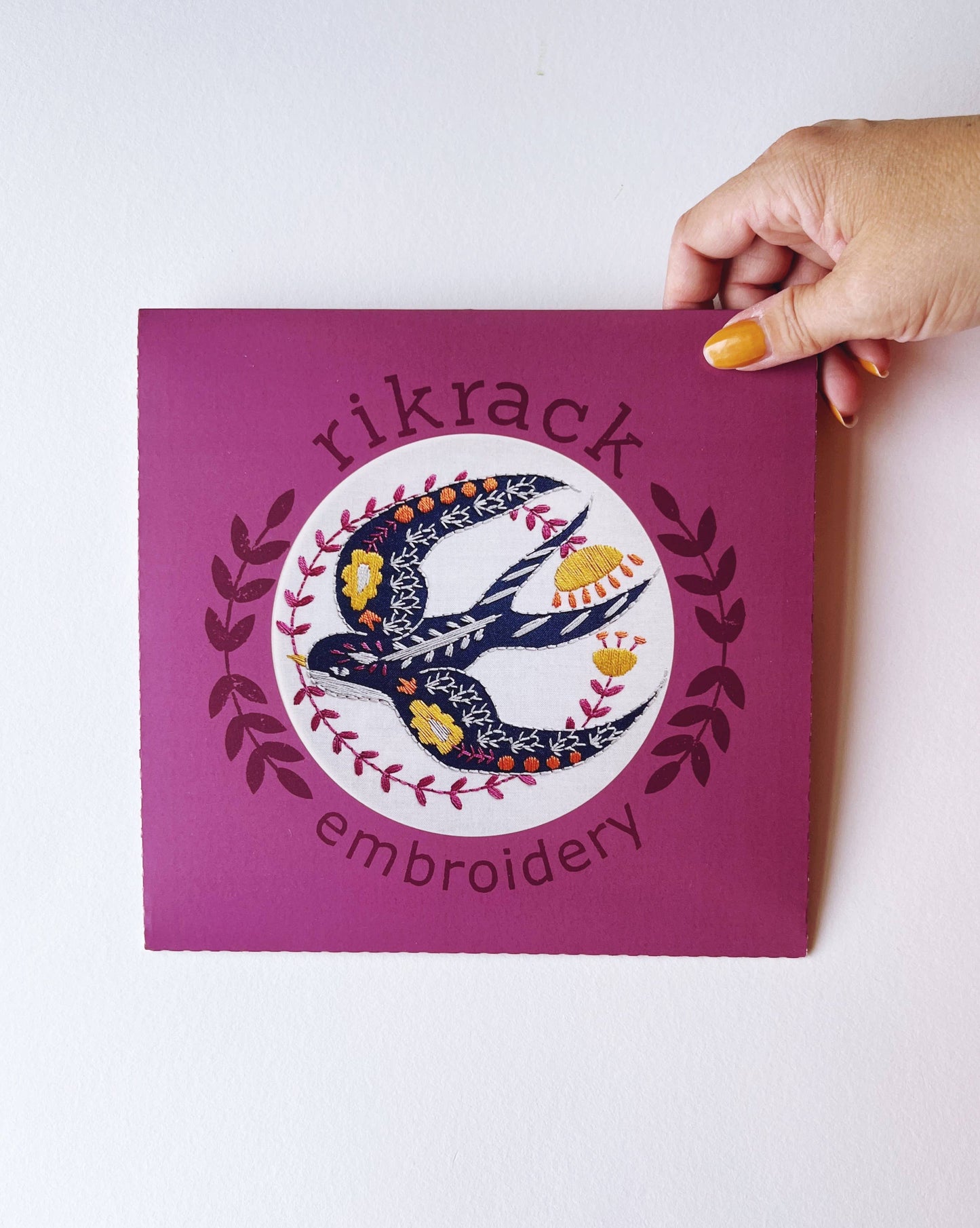 Swallow Embroidery Kit