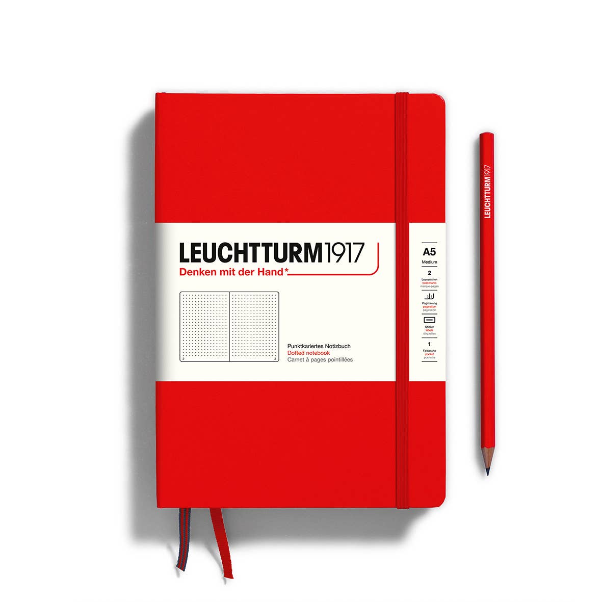 Notebooks - Medium (A5): Sage / Hardcover / Dotted