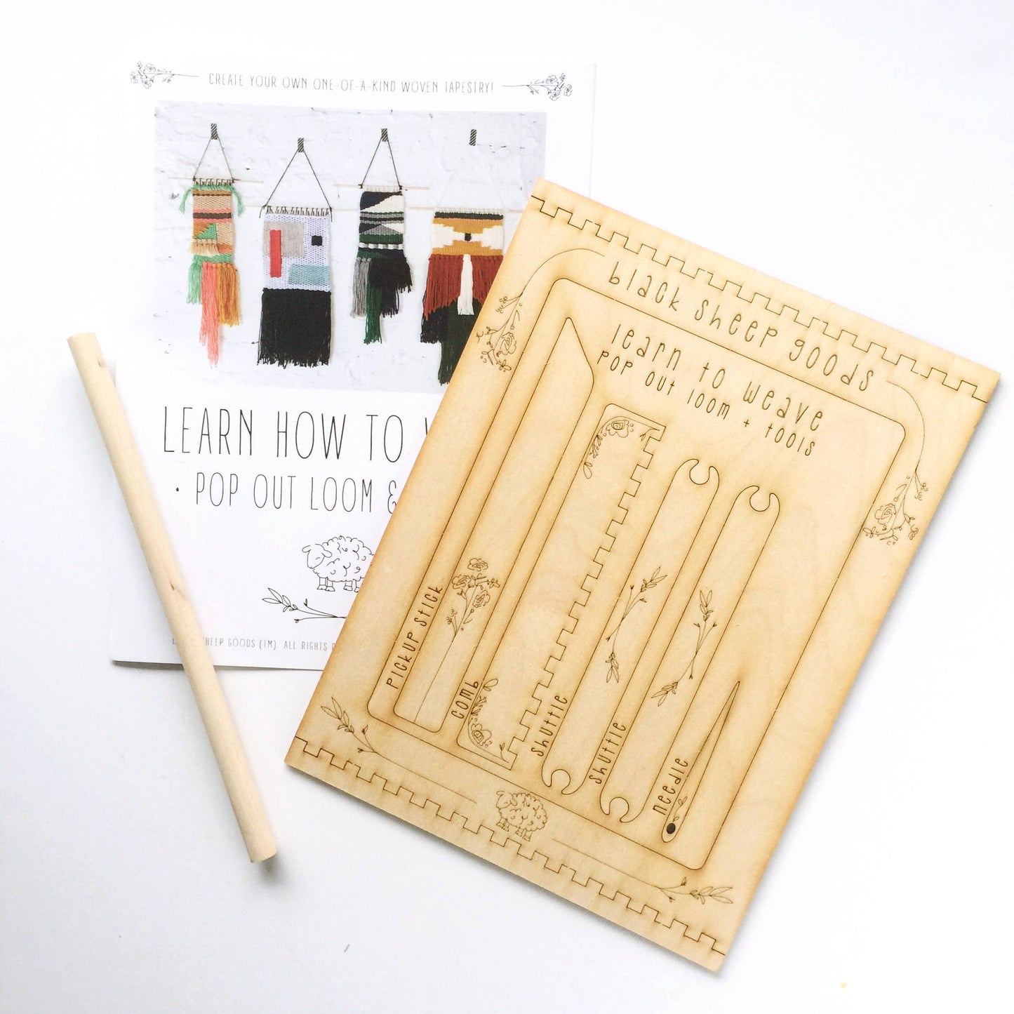 DIY Tapestry Weaving Kit for Beginners - Yarn & Fiber Crafts: Beach