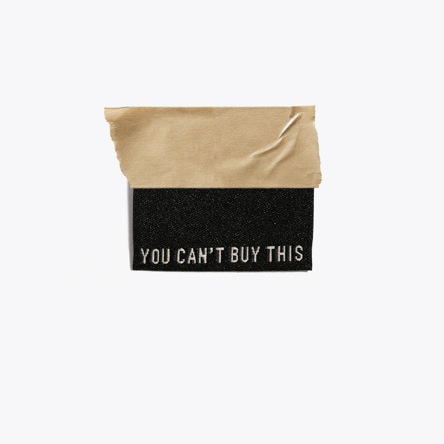 You Can't Buy This (Bk/Cream) Woven Labels